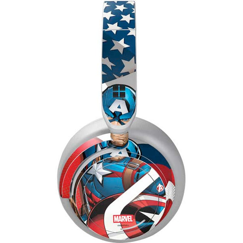 Marvel Captain America Action Pose Surface Headphones Skin
